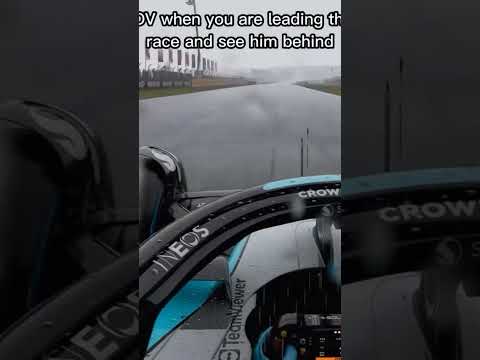 Monster behind #formula1 #f1 #mercedes #silverstone #game #viralvideo #viral #viralshorts #fyp