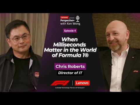 Lenovo Perspective+ with Ken Wong: When Milliseconds Matter in the World of Formula 1®