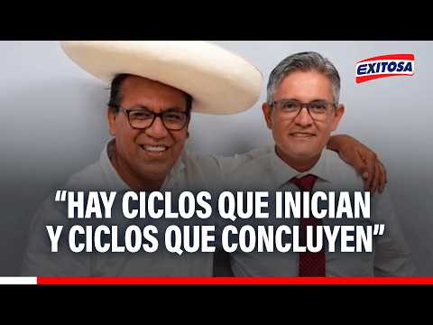 🔴🔵 Domingo Pérez agradece oportunidad a Roberto Sánchez: “Hay ciclos que inician y que concluyen”