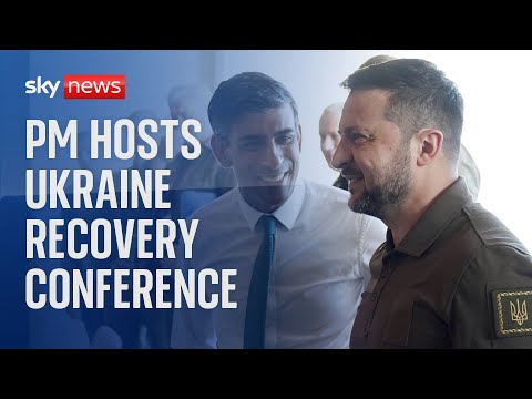 Watch live: PM hosts President Zelenskyy at Ukraine recovery conference