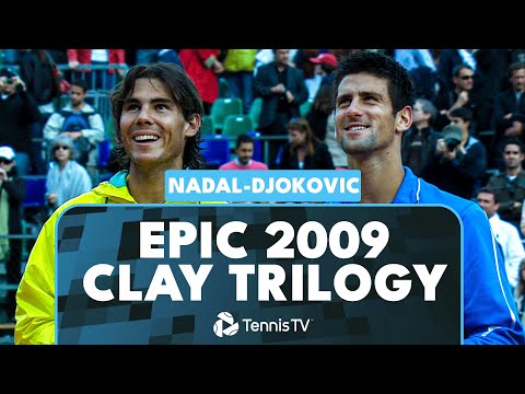 EPIC 2009 Clay Trilogy: Rafael Nadal vs Novak Djokovic 🥵