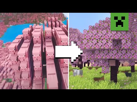 Minecraft 1.20: Sniffer Secrets & Cherry Groves