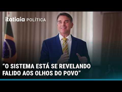 FLÁVIO BOLSONARO INTERROMPE PROGRAMA ELEITORAL PARA 'PRONUNCIAMENTO OFICIAL'