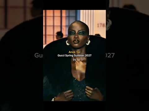 ANOK YAI WALKED FOR <strong>GUCCI</strong> SS 2027 ✨😮 #anokyai #<strong>gucci</strong> #fashion #supermodel #catwalk #edit #shorts