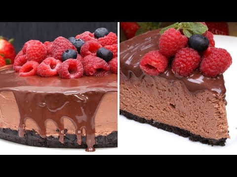 Triple Chocolate Cheesecake (No-Bake) - UCubwl8dqXbXc-rYE8MOSUnQ