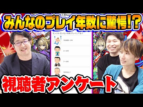 【モンスト】視聴者アンケートで発覚したストライカーのプレイ年数に驚愕！東京喰種コラボガチャはどれぐらいの人が引く？【視聴者投票ランキング】