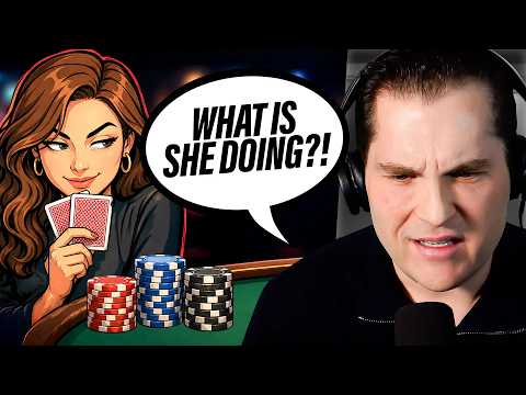 New Video from CrushlivePoker: Her Bizarre ALL IN Makes No Sense (Until the REVEAL)