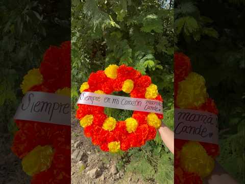 Hice esta corona para mamá cande 🕊️🧡 #parati #vbloger #fypシ #viralvideo