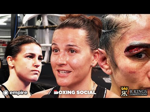 “REF NEEDS TO STOP THE HEADBUTTS!” – CHANTELLE CAMERON BRUTALLY HONEST ON KATIE TAYLOR VS SERRANO 3