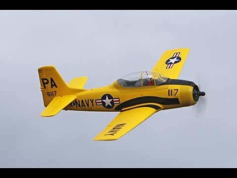 T-28 Trojan 1100mm 43" Warbird Eleven Hobby RC Plane FLIGHT - UCLqx43LM26ksQ_THrEZ7AcQ