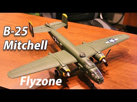 Flyzone Micro B-25 Mitchell Unboxing & First Impressions - TheRcSaylors - UCYWhRC3xtD_acDIZdr53huA