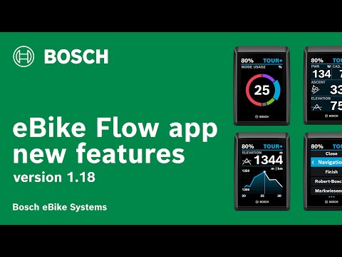 New features for the eBike Flow app | Update February 2024 | Version 1.18