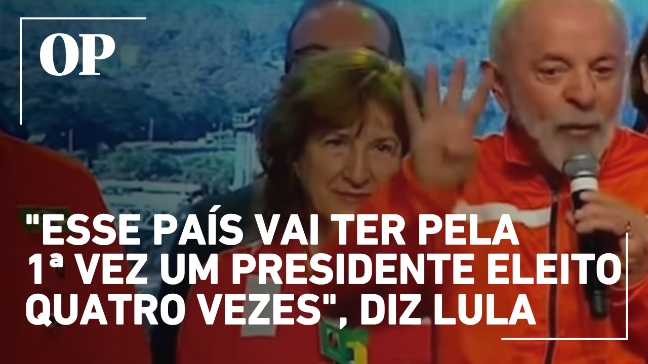 “Esse país vai ter pela primeira vez um presidente eleito quatro vezes”, diz Lula sobre candidatura