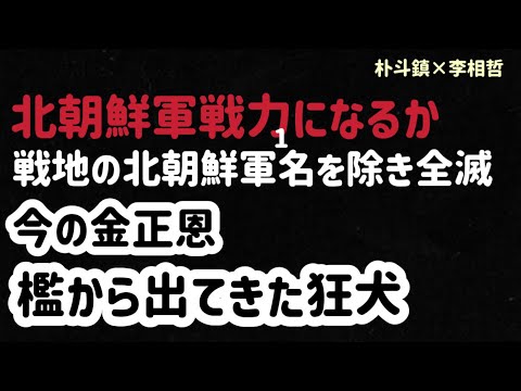 （2024.10.31）［朴斗鎮×李相哲］北朝鮮軍戦力になるか、戦地の北朝鮮軍1名を除き全滅、今の金正恩は檻から出てきた狂犬