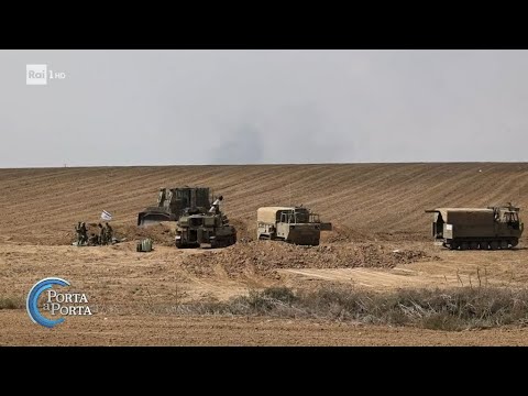 Israele prepara un attacco via terra contro Hamas - Porta a porta 17/10/2023