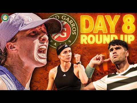 Swiatek DEFEATS Rybakina! 🔥 Alcaraz & Musetti WIN! 💪 Roland Garros 2025 Day 8 | GTL Tennis Podcast