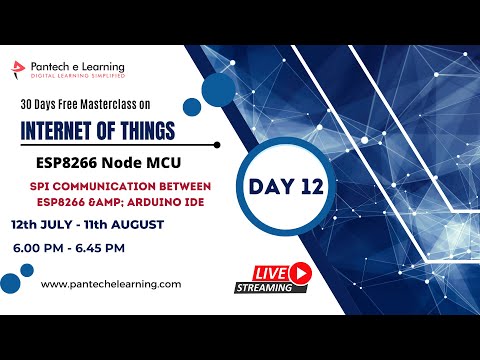 Day - 12 SPI Communication between ESP8266 & Arduino IDE