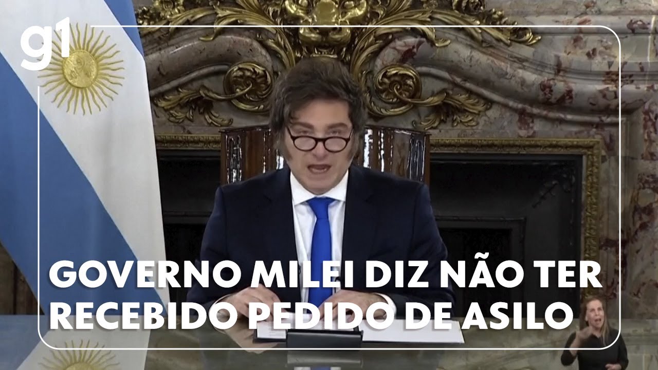 Governo Milei diz não ter recebido pedido de asilo de Jair Bolsonaro