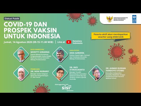 Diskusi Publik: Covid-19 dan Prospek Vaksin untuk Indonesia