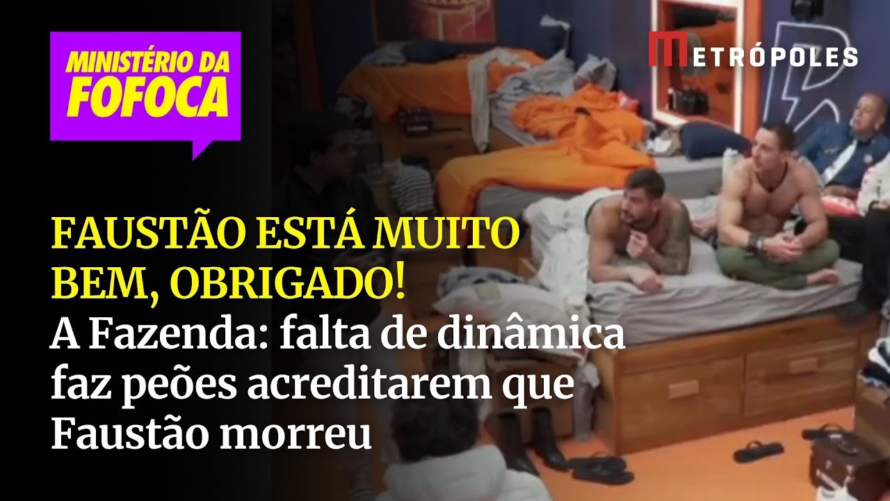 A Fazenda: falta de dinâmica faz peões acreditarem que Faustão morreu