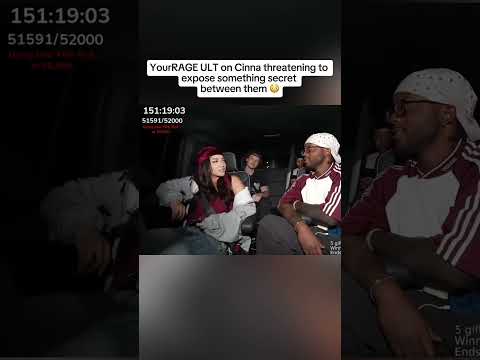 YourRAGE was about to ULT on Cinna threatening to expose something secret between them....