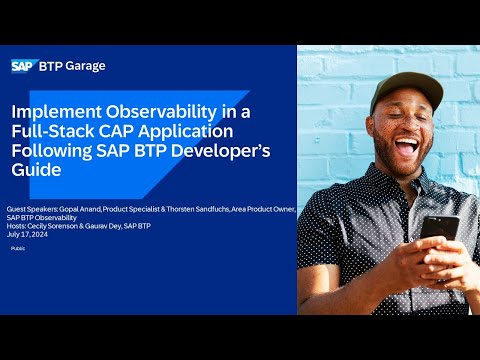 Implement Observability in a Full-Stack CAP Application | SAP BTP Garage July 2024