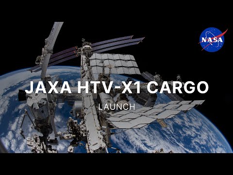 JAXA HTV-X1 Cargo Launch