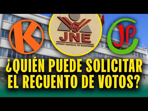 Recuento de votos solo responde a solicitud de Jurado Electoral Especial