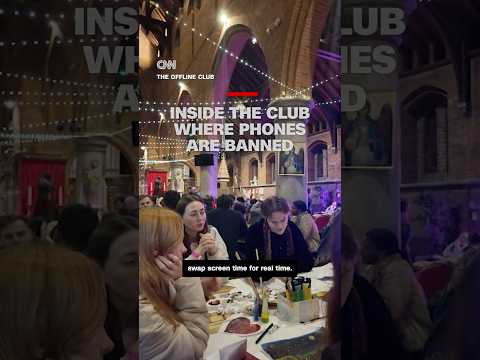 Inside the club where phones are banned #cnn #news #health #wellness #offline #phone
