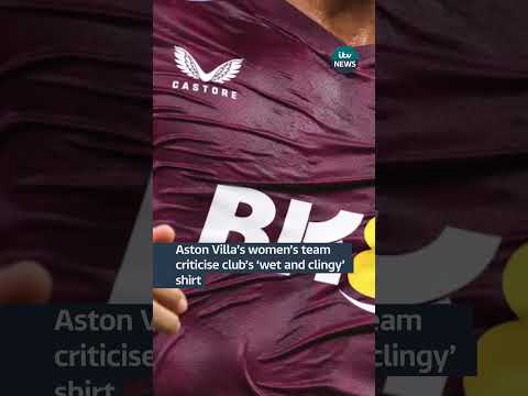 Aaron Villa criticise their new shirts #itvnews #news #uk