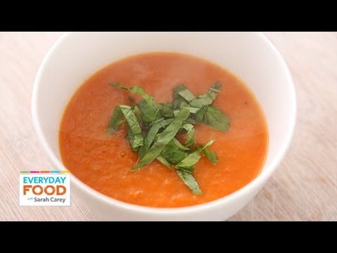 Roasted Tomato Soup - Everyday Food with Sarah Carey - UCl0kP-Cfe-GGic7Ilnk-u_Q