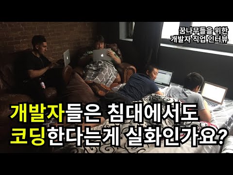 개발자, 직업으로 어떤가요? (ft. 현직 개발자)