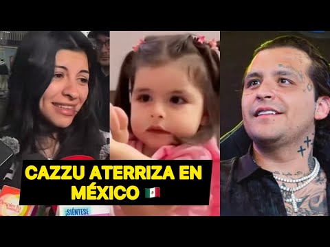 CAZZU llega a México con su hija “INTI”. NODAL no soporta | VÍDEO