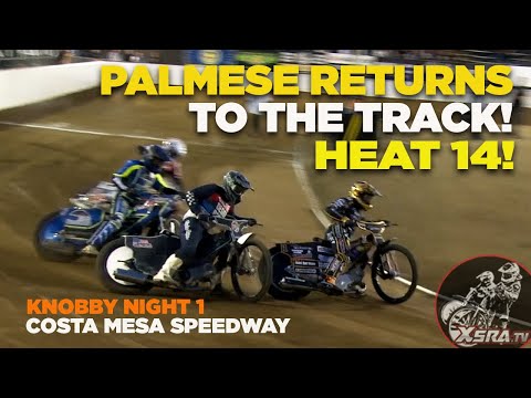 Palmese Returns to the Track! Heat 14! Costa Mesa Speedway #speedway #racing #racing - dirt track racing video image