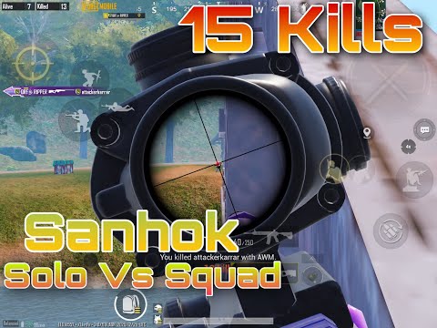 Solo vs Squad | Pubg Mobile | 15 Kills Chicken Dinner | Bootcamp | QRF RIPPER