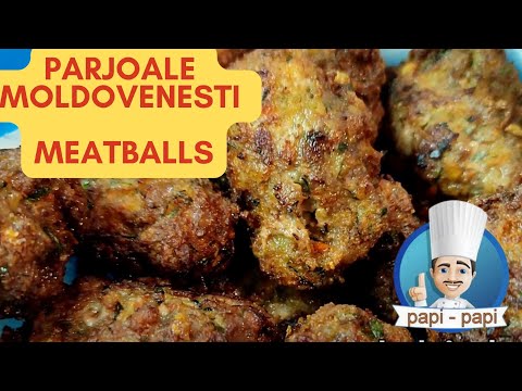 Parjoale Moldovenesti cu carne amestec porc si vita.