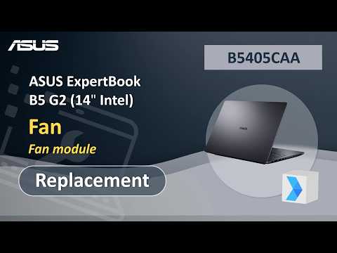 ASUS ExpertBook B5 G2 (14'' Intel) Fan Replacement  | ASUS SUPPORT