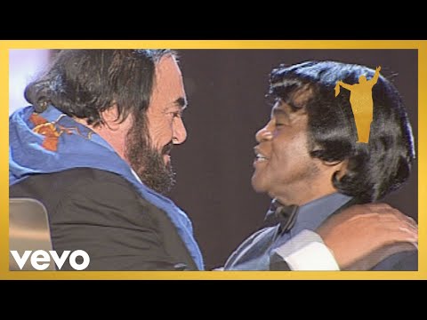 Luciano Pavarotti, James Brown - It's A Man's Man's Man's World (Official Live Performance Video)