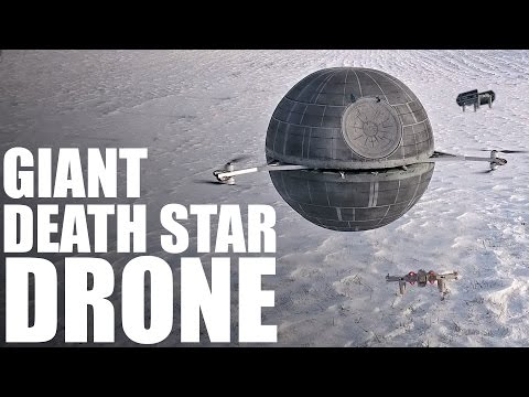 Giant RC DEATH STAR Drone | STAR WARS - UC9zTuyWffK9ckEz1216noAw