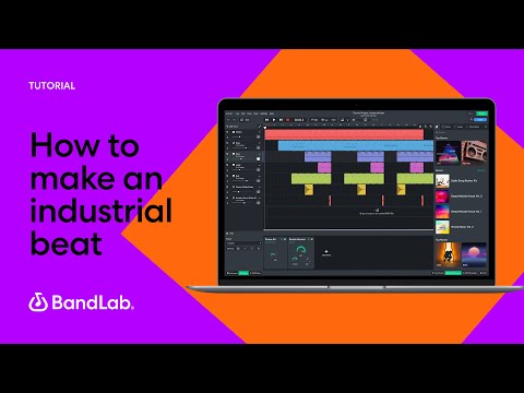 How to make an industrial beat using BandLab's free web Mix Editor (BandLab Tutorial)