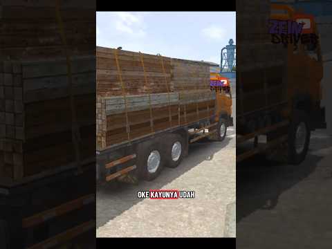 pabrik kayu‼️ #bussid #truck #simulator