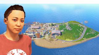 YouTube thumbnail for Blazed's video titled 'rust but the map is 1 grid...'