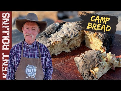 We baked this bread right in the fire! | Australian Damper Bread