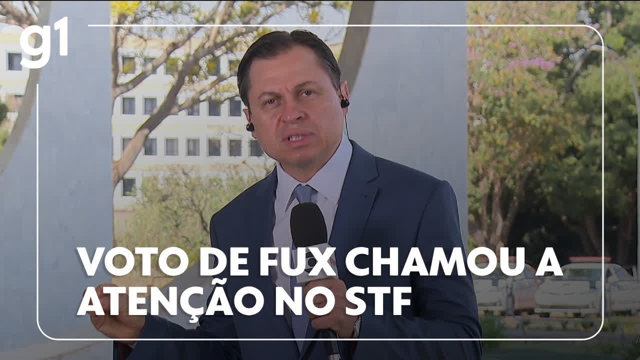 Gerson Camarotti Voto de Fux chamou a atenção no STF
