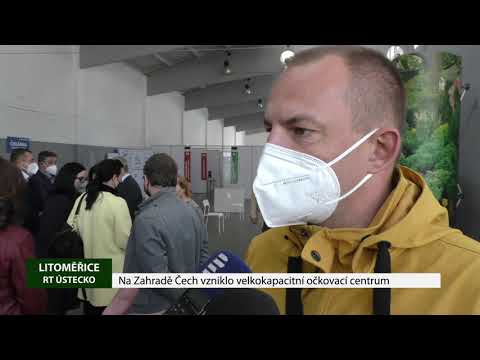 Na Zahradě Čech vzniklo velkokapacitní očkovací centrum