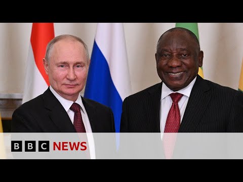Ukraine war must end, Russia's Putin told by South African President Ramaphosa - BBC News