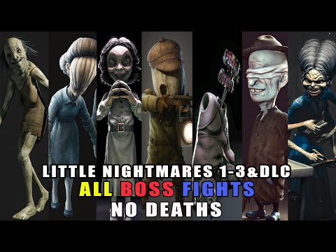All Boss Fights of Every Little Nightmares Games (No Deaths)
