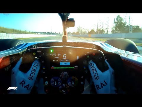 Kimi Raikkonen Mode! (Visor Cam) | F1 Testing 2019