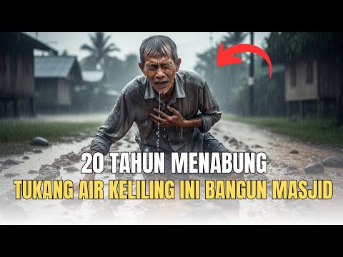 20 Tahun Menabung II Tukang Air Ini Bangun Masjid‼️