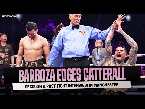 “I Didn’t Have It Close, I Thought 4 Rounds!” – Arnold Barboza Talks After Win Vs Jack Catterall